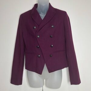 Banana Republic Double-Breasted Plum Blazer jacket wool
Blend 4 office workwear